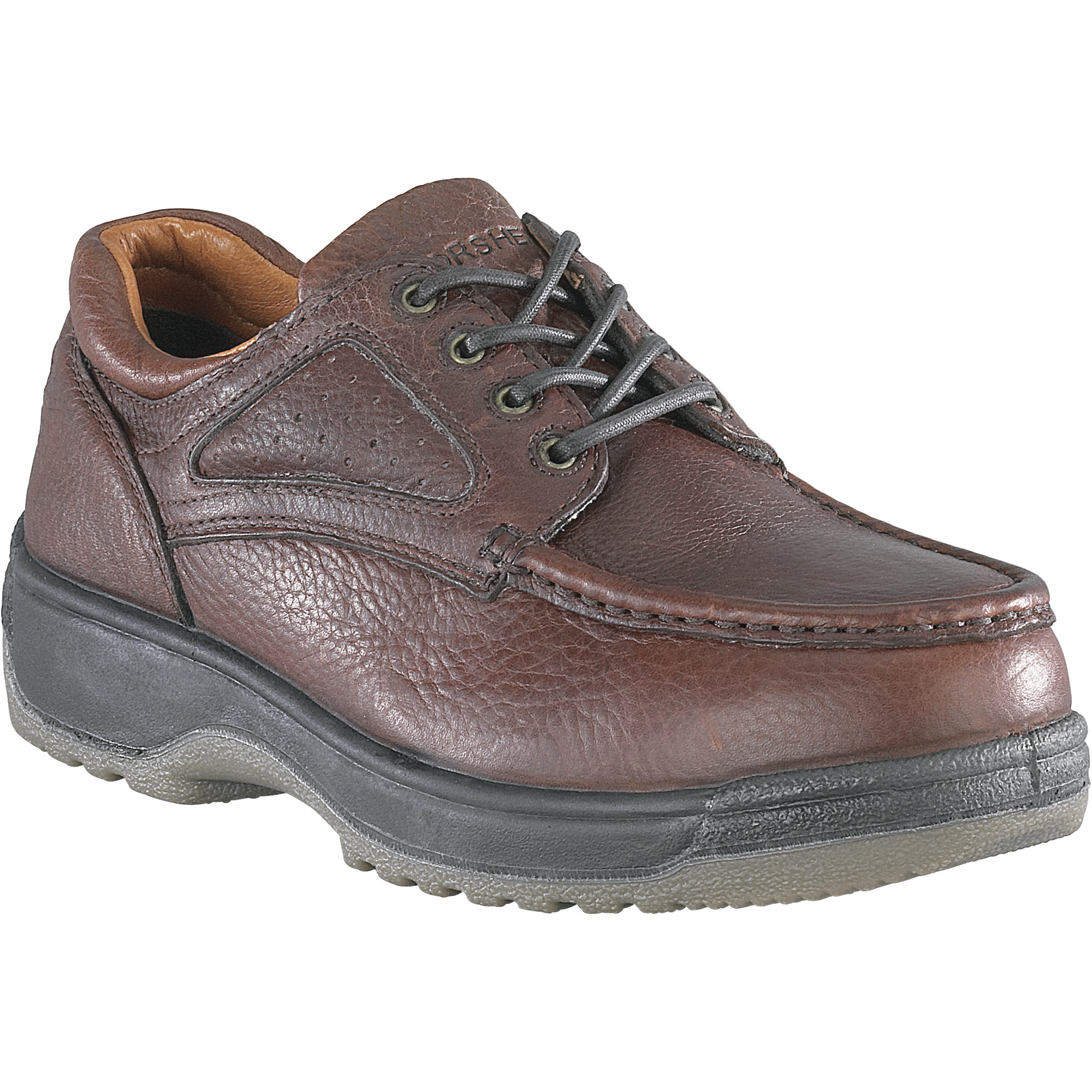 Florsheim Men's Steel Toe Lace-Up Oxford Work Shoes - Dark Brown, Size 9 1/2, Model# FS2400